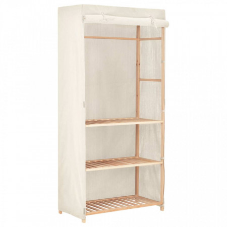 Dulap de haine cu 3 rafturi, 79 x 40 x 170 cm - V247107V