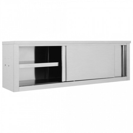 Dulap perete bucătărie uși glisante 150x40x50cm oțel inoxidabil - V51054V