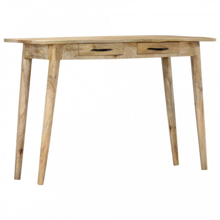 Masa consola, 115 x 40 x 75 cm, lemn masiv de mango nefinisat - V282748V