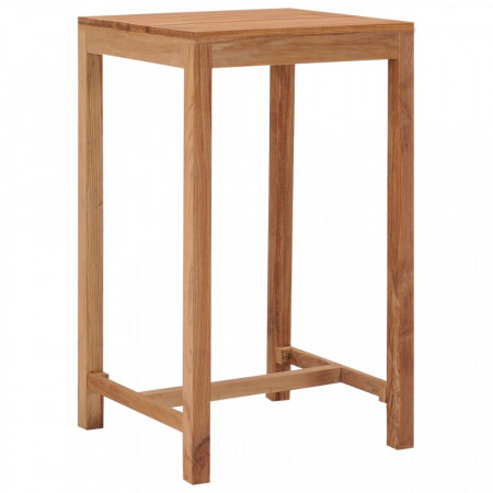 Masa de bar de gradina, 60 x 60 x 105 cm, lemn masiv de tec - V287235V