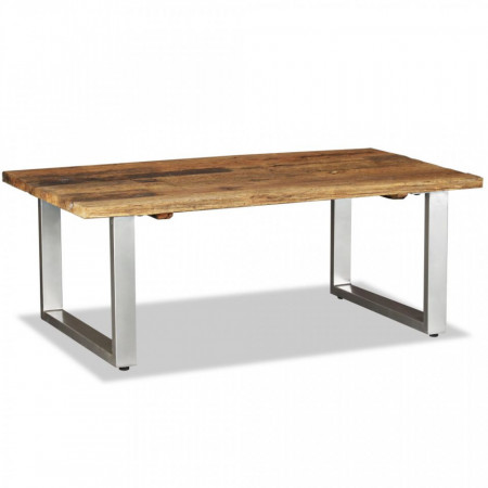 Masuta de cafea, 100 x 60 x 38 cm, lemn masiv reciclat - V244586V