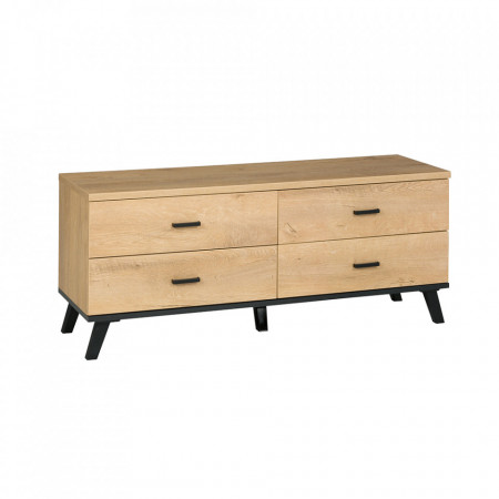 Măsuţă, masă, comodă TV, stejar - TP263077