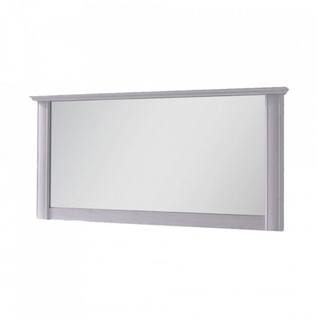 Oglindă de perete, alb antichizat, 133x66 cm - TP264740