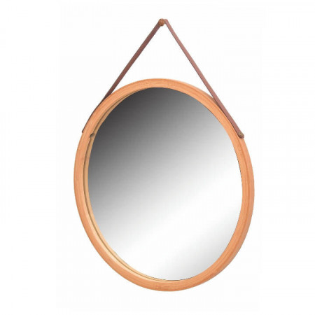 Oglindă de perete, bambus natural, 45 cm - TP227995