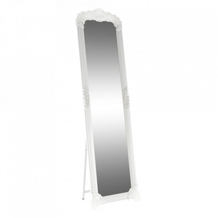 Oglindă de podea albă și argintie, 50x168 cm - TP276519