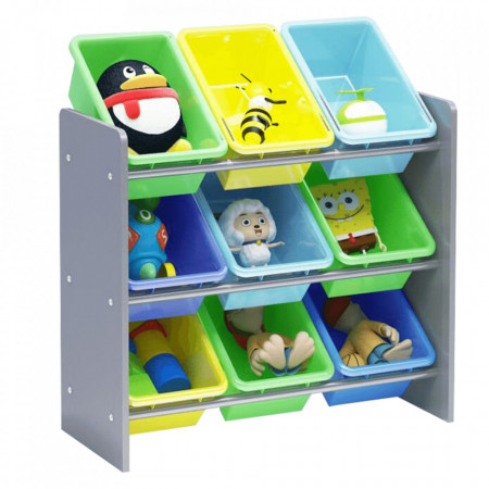 Organizator de jucării, multicolor și gri - TP274455