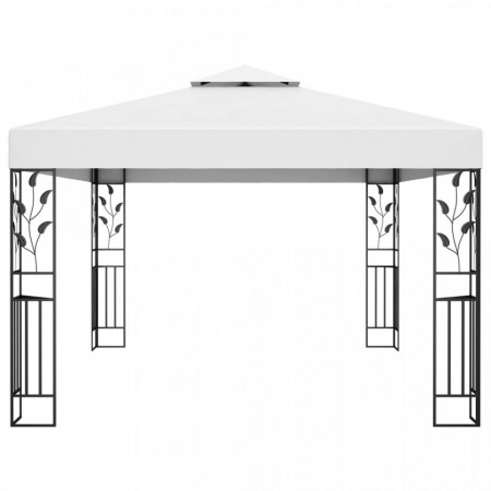 Pavilion cu acoperiș dublu, alb, 3 x 4 m - V48030V