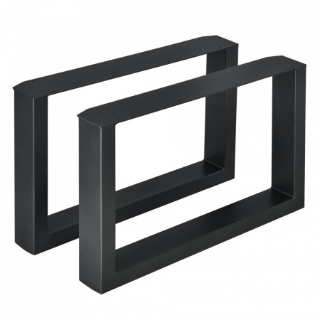 Picioare masa, set 2 buc 64 x 40 cm, negru - P57353522