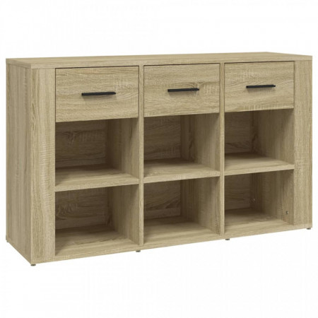 Servantă, stejar sonoma, 100x30x59,5 cm, lemn compozit - V821007V