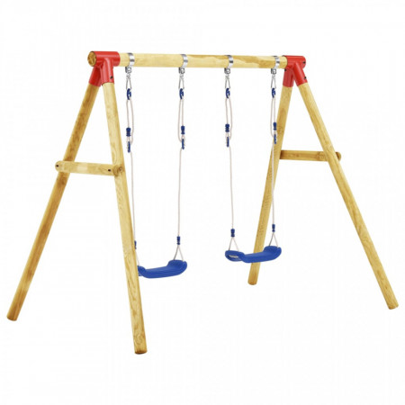 Set de leagăne, 230 x 130 x 166 cm, lemn de pin - V279062V