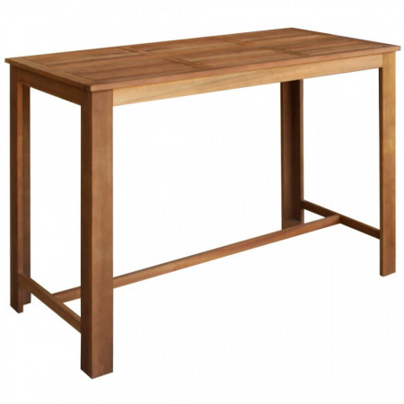 Set masă și scaune de bar, 7 piese, lemn masiv de acacia - V246670V