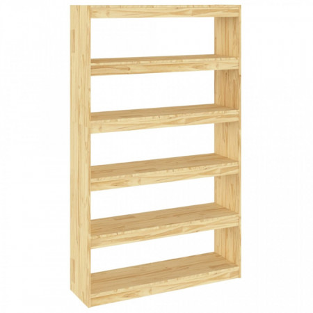 Bibliotecă/Separator cameră, 100x30x167,5 cm, lemn masiv de pin - V808223V