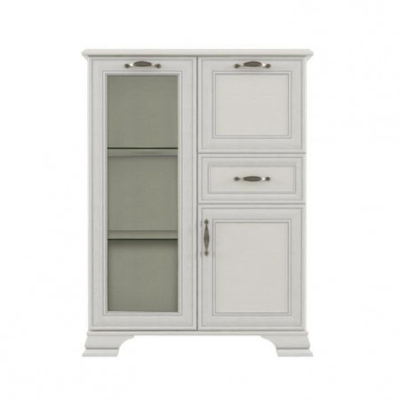 Comodă cu bar, 94x37x125,3 cm, crem - TP147858
