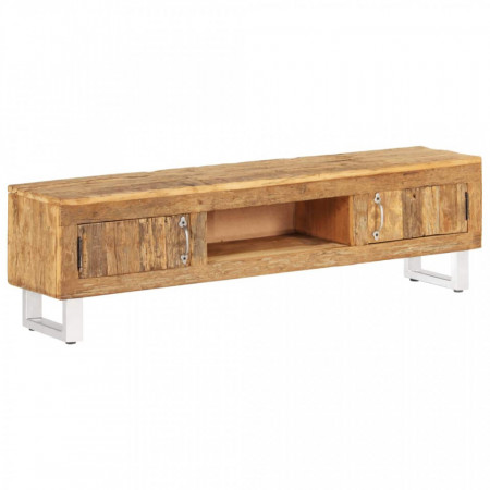 Comoda TV, 140 x 30 x 40 cm, lemn masiv reciclat - V246416V