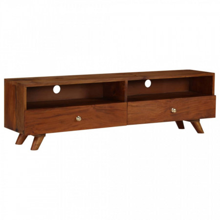 Comoda TV, 140 x 30 x 40 cm, lemn masiv reciclat - V246675V