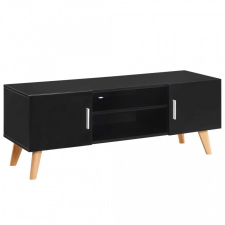 Comoda TV, negru, 120 x 40 x 46 cm, MDF - V247308V