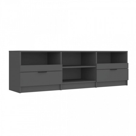 Comodă TV, negru, 150x33,5x45 cm, lemn prelucrat - V811458V