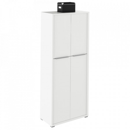 Dulap cu poliţe, alb - TP260720