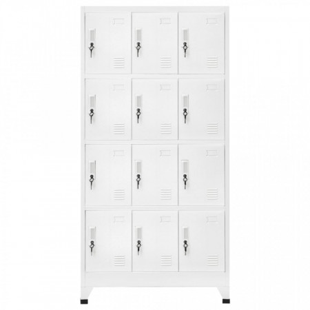 Dulap vestiar cu 12 compartimente, 90x45x180 cm - V244476V