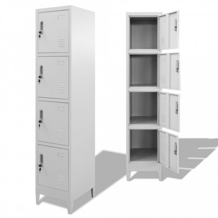 Dulap vestiar cu 4 compartimente 38x45x180 cm - V244475V
