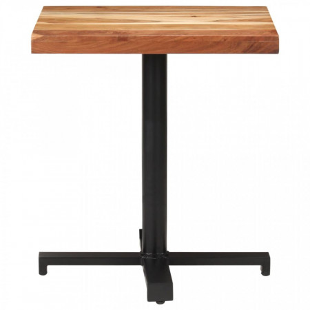 Masă de bistro, pătrat, 70x70x75 cm, lemn masiv de acacia - V320278V