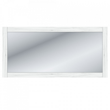 Oglindă de perete, alb craft, 124x60 cm - TP264008