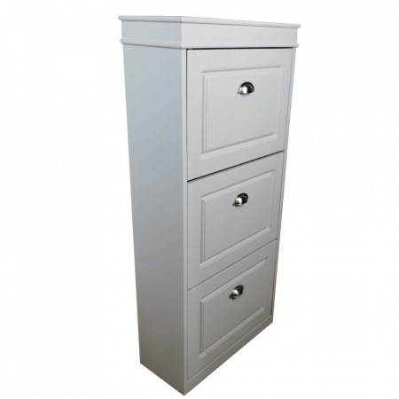Pantofar, 3 compartimente, gri, 53x117x24 cm - TP289131