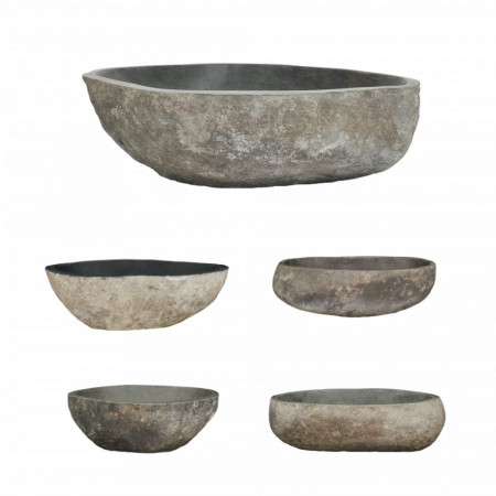 Chiuvetă din piatră de râu, 45-53 cm, oval - V146214V