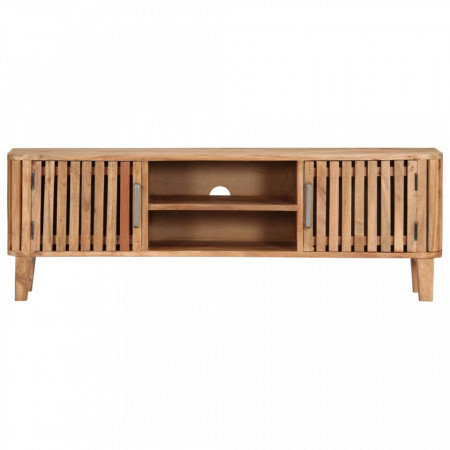 Comodă TV, 130 x 30 x 45 cm, lemn masiv de acacia - V282739V