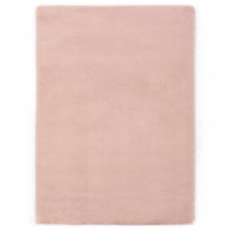Covor, roz invechit, 160 x 230 cm, blana ecologica de iepure - V285086V