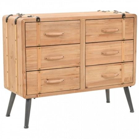 Dulap cu sertare, lemn masiv de brad, 91 x 35 x 73 cm - V245774V