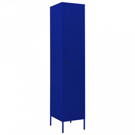 Dulap de vestiar, bleumarin, 35x46x180 cm, oțel - V336253V