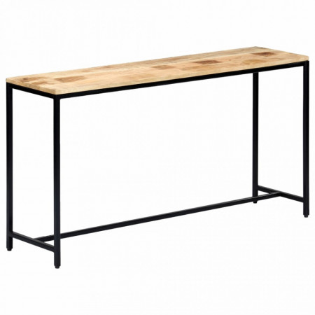 Masa consola, 140 x 35 x 76 cm, lemn masiv de mango nefinisat - V247815V