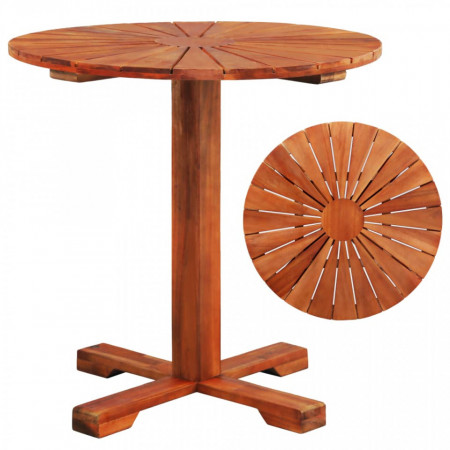 Masa de bistro, 70 x 70 cm, lemn masiv de acacia - V44037V
