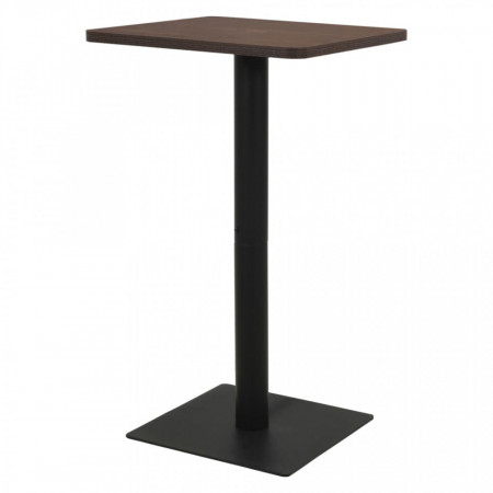 Masa de bistro, cenusiu inchis, 70 x 70 x 107 cm - V321927V