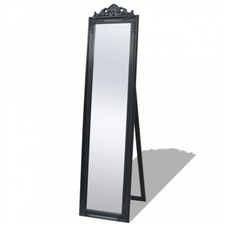 Oglinda verticala in stil baroc 160 x 40 cm negru - V243694V