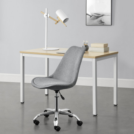 Scaun birou rotativ, gri deschis - P74059243