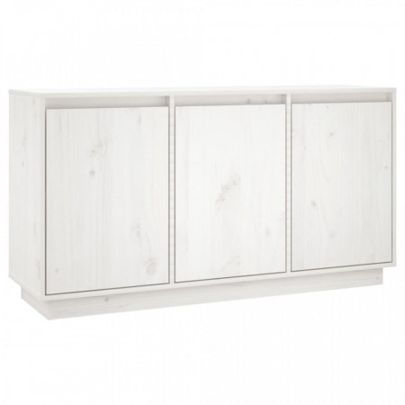 Servantă, alb, 111x34x60 cm, lemn masiv de pin - V813810V