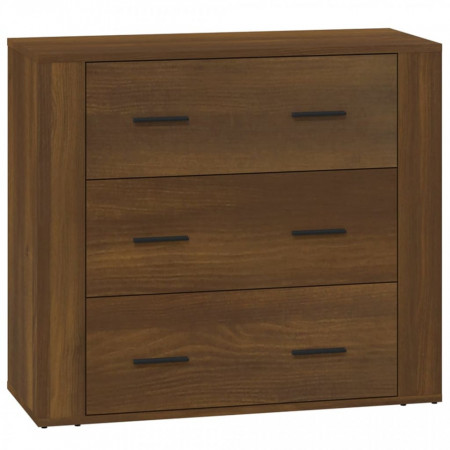 Servantă, stejar maro, 80x33x70 cm, lemn compozit - V816583V