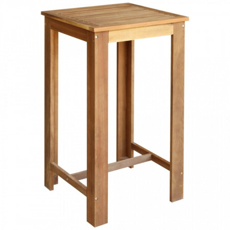 Set masă și scaune de bar, 3 piese, lemn masiv de acacia - V246667V