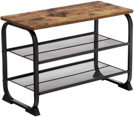SOPANI4 - Pantofar cu rafturi stil Industrial, 66 x 45 x 30cm cm