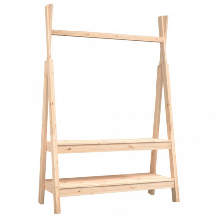 Suport pentru haine, 100x45,5x150 cm, lemn masiv de pin - V824988V