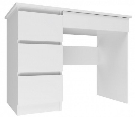 TEBIA118 - Birou, masa de scris, 98 x 51 x 76 cm, Alb, PAL