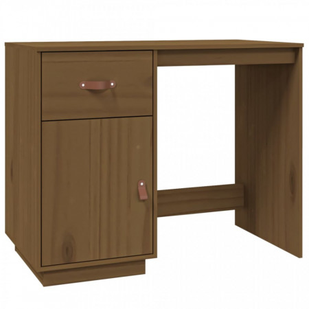 Birou, maro miere, 95x50x75 cm, lemn masiv de pin - V820105V