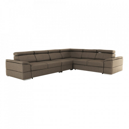 Colţar, gri-maro Taupe, 325x258x80 cm - TP305354