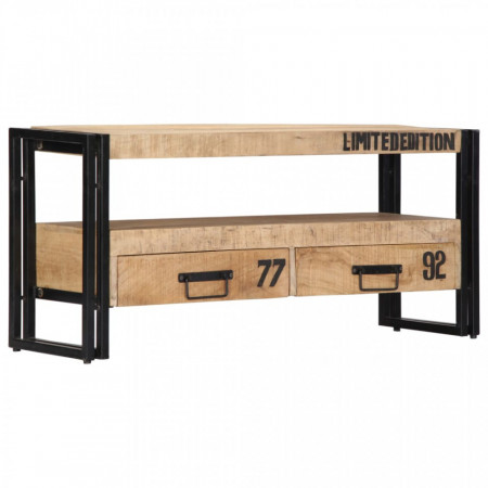 Comoda TV, 100x30x45 cm, lemn masiv de mango - V249858V