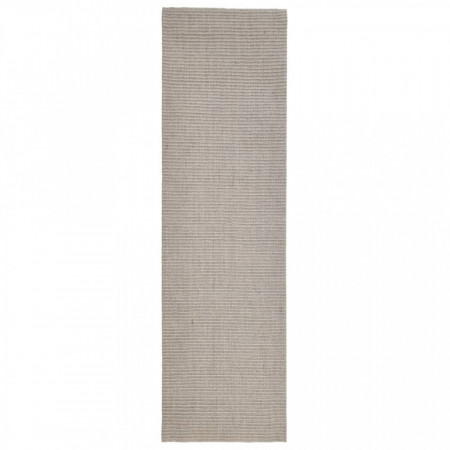 Covor din sisal natural, nisipiu, 100x350 cm - V136369V