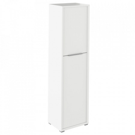 Dulap cu poliţe, alb - TP260721