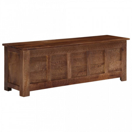 Lada de depozitare, 120x30x40 cm, lemn masiv de mango - V247697V