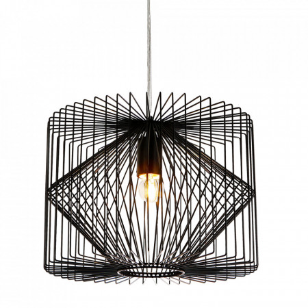 Lampa suspendata design decorativ, 26 x 35 cm, negru (1 x E27) - P51446029